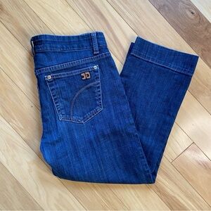 Joes Jeans Slit Hem Kicker Denim Capris Womens 29 Low Rise Cropped Pants